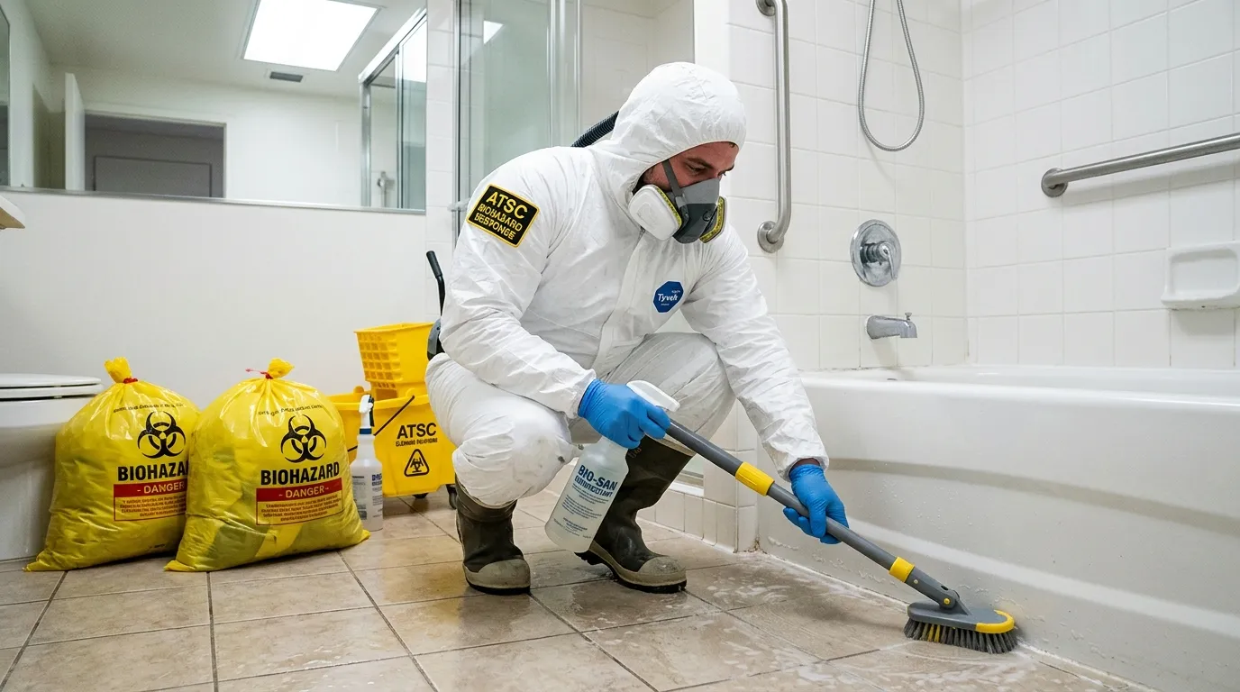 Decontamination equipment deployed for Blood Cleanup in Morehead City